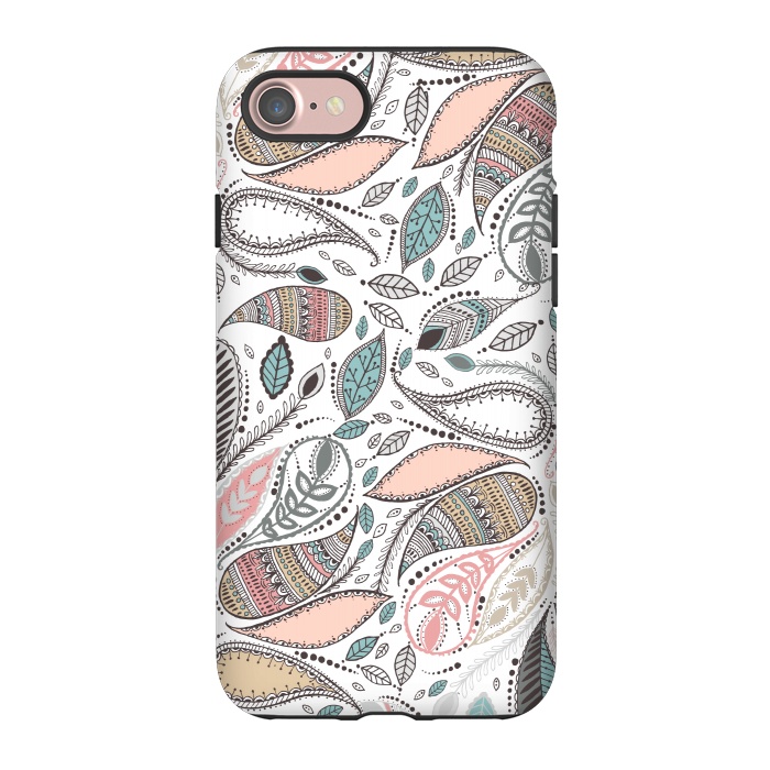 iPhone 7 StrongFit Paisley  by Rose Halsey