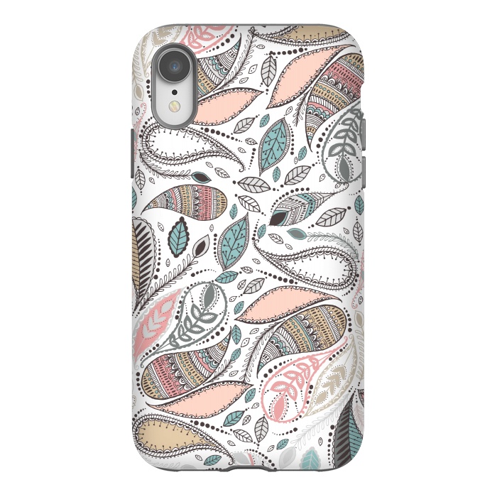 iPhone Xr StrongFit Paisley  by Rose Halsey