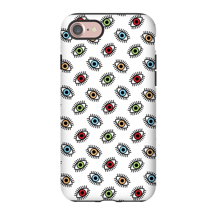 iPhone 7 StrongFit Eyes pattern by Laura Nagel