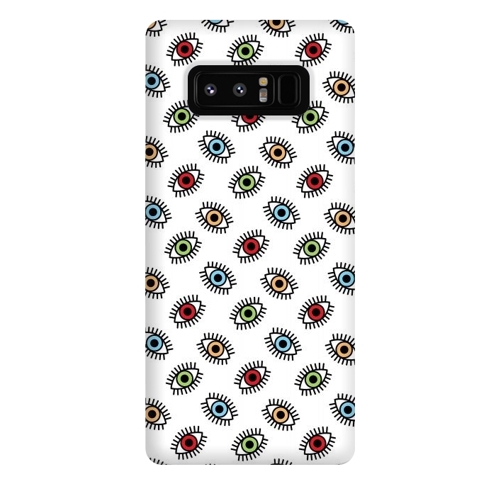Galaxy Note 8 StrongFit Eyes pattern by Laura Nagel