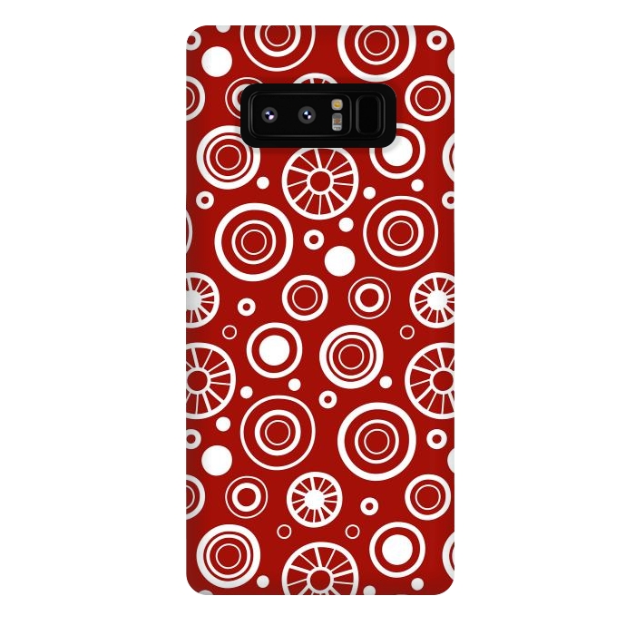 Galaxy Note 8 StrongFit Crazy White Dots by Majoih