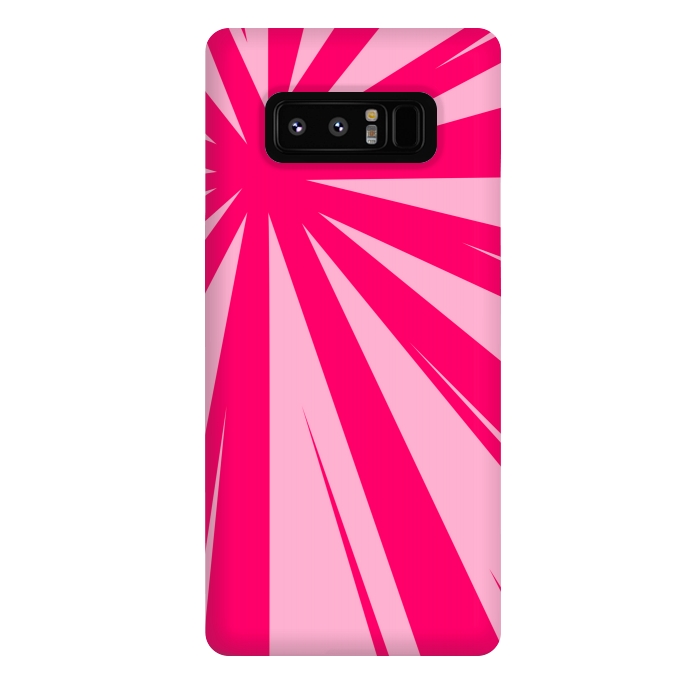 Galaxy Note 8 StrongFit pink lines pattern 2 by MALLIKA