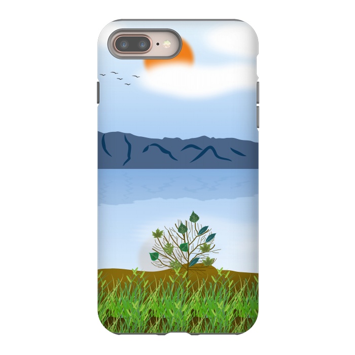 iPhone 7 plus StrongFit Morning Glory by Creativeaxle