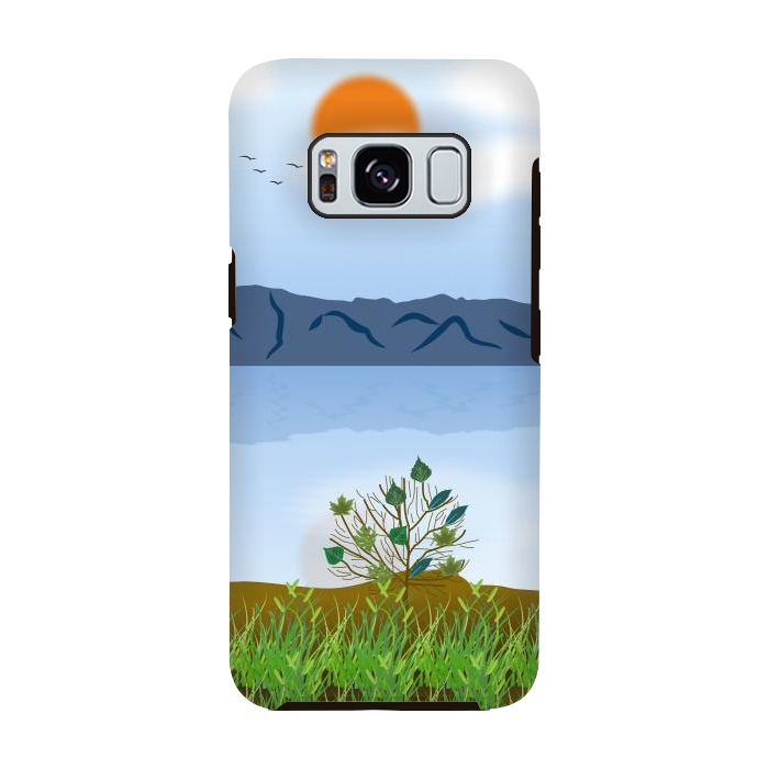 Galaxy S8 StrongFit Morning Glory by Creativeaxle