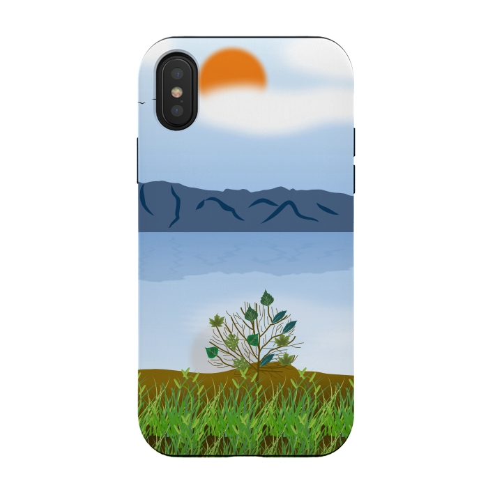 iPhone Xs / X StrongFit Morning Glory by Creativeaxle