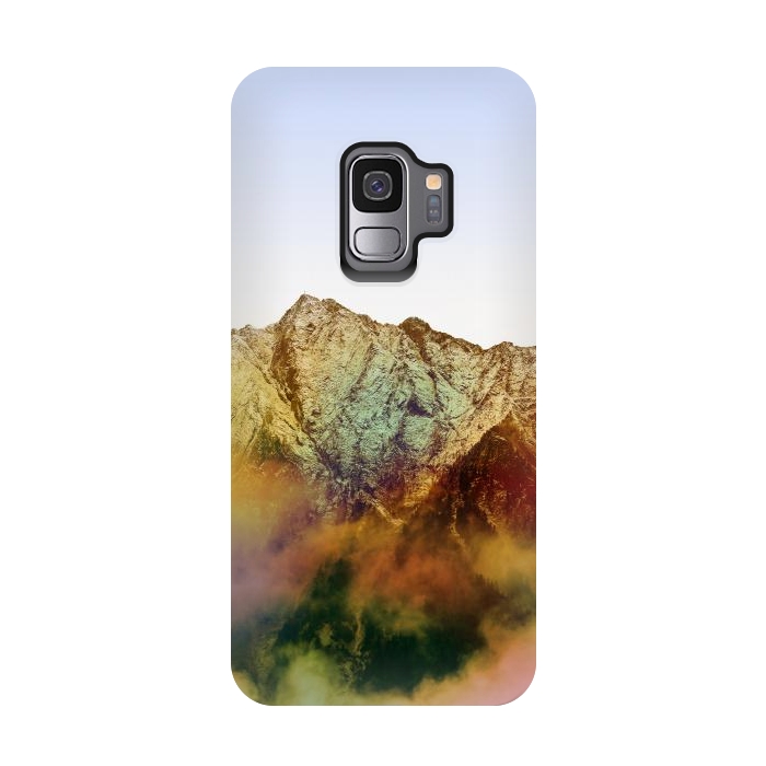 Galaxy S9 StrongFit Golden Mountain by Creativeaxle