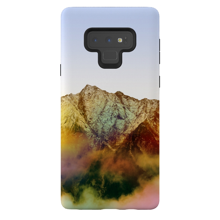 Galaxy Note 9 StrongFit Golden Mountain by Creativeaxle
