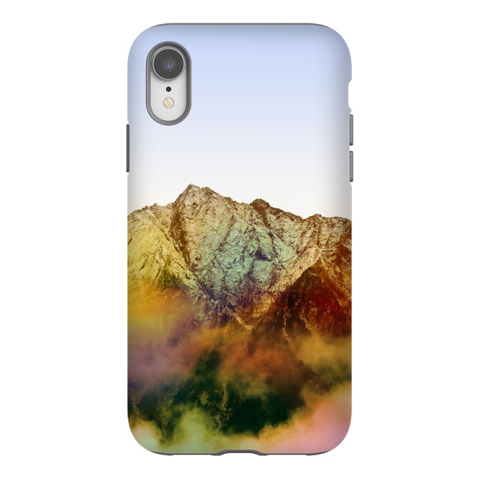 iPhone Xr StrongFit Golden Mountain by Creativeaxle