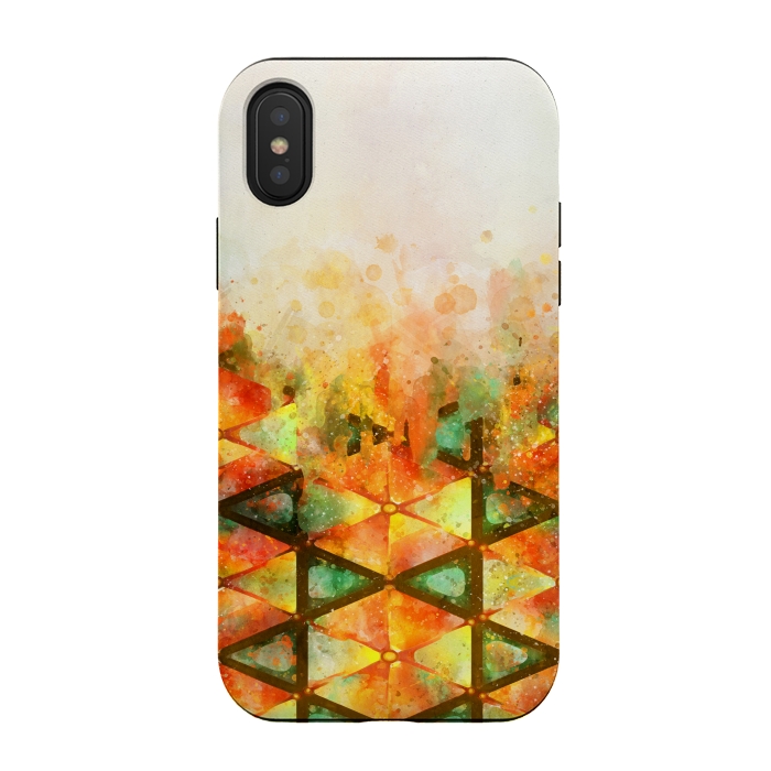 iPhone Xs / X StrongFit Hidden Triangles by Creativeaxle