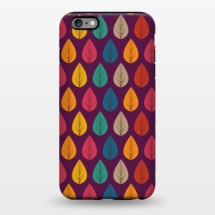 iPhone 6/6s plus StrongFit multicolour stylish leaves by TMSarts