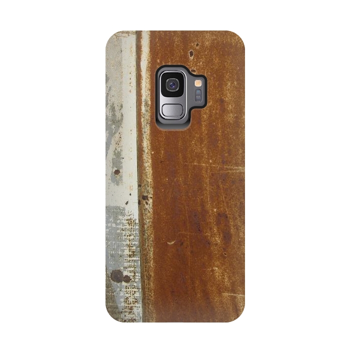 Galaxy S9 StrongFit Rusty Metal Surface by Andrea Haase