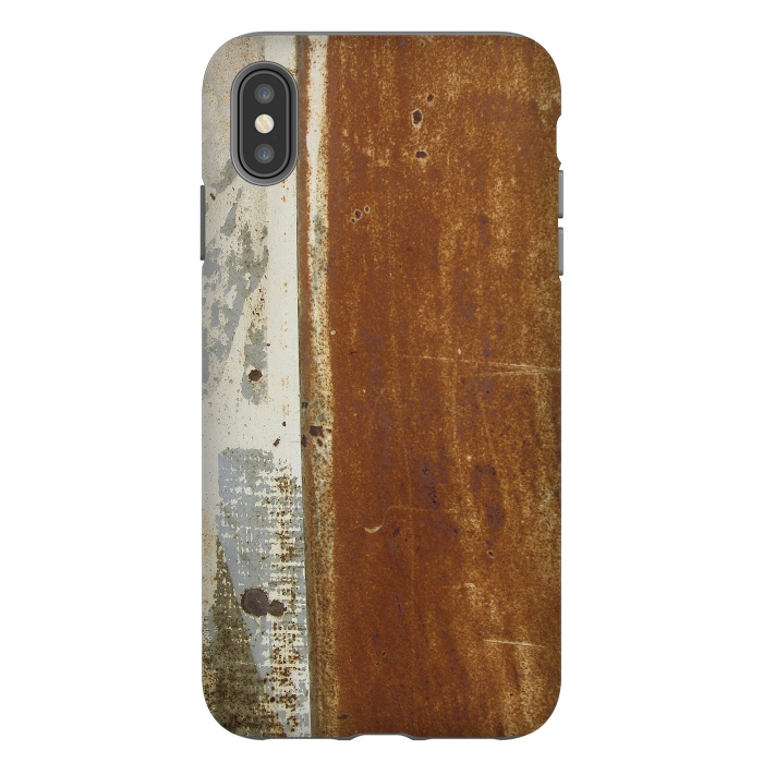 iPhone Xs Max StrongFit Rusty Metal Surface by Andrea Haase