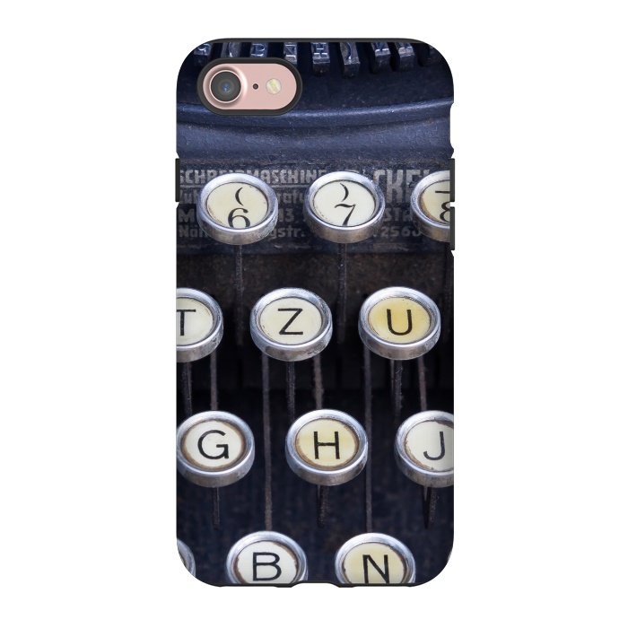 iPhone 7 StrongFit Old Typewriter by Andrea Haase