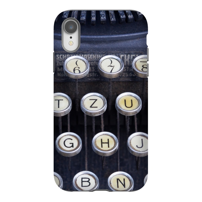 iPhone Xr StrongFit Old Typewriter by Andrea Haase