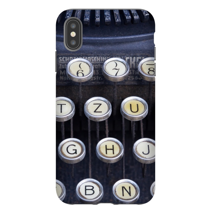 iPhone Xs Max StrongFit Old Typewriter by Andrea Haase