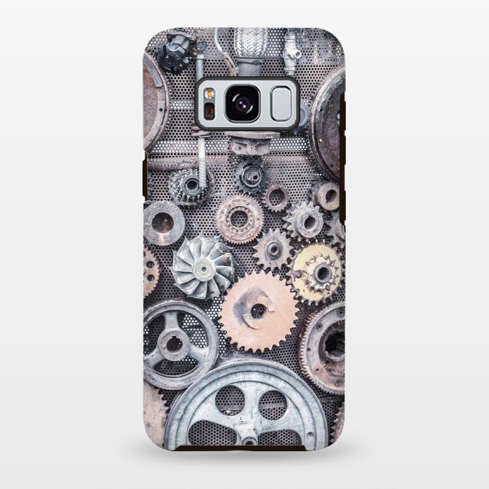 Galaxy S8 plus StrongFit Vintage Steampunk Gear by Andrea Haase