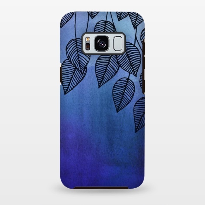 Galaxy S8 plus StrongFit Midnight Garden in Watercolor and Ink by Micklyn Le Feuvre