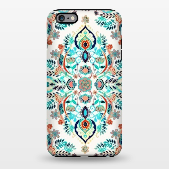 iPhone 6/6s plus StrongFit Modern Folk in Jewel Colors by Micklyn Le Feuvre