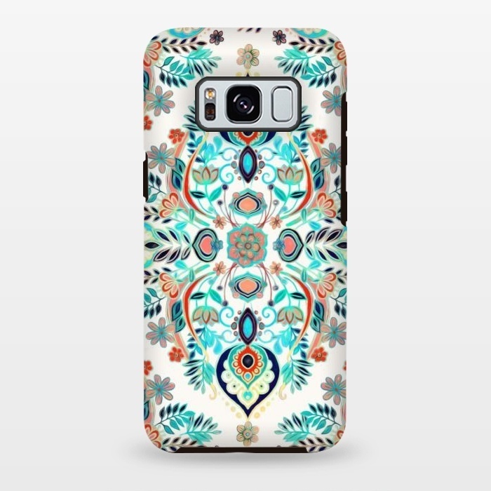 Galaxy S8 plus StrongFit Modern Folk in Jewel Colors by Micklyn Le Feuvre