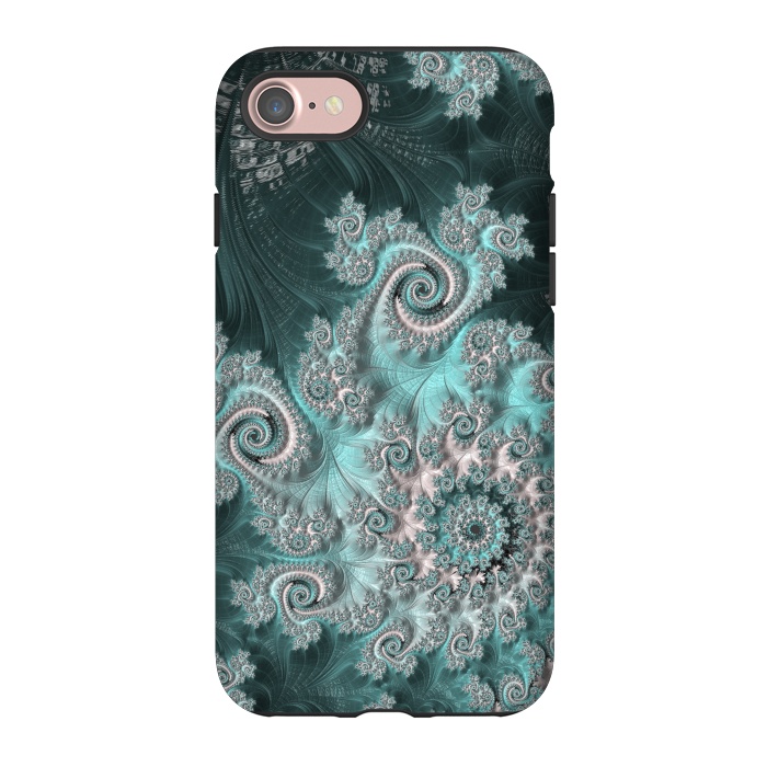 iPhone 7 StrongFit Swirly magical fractal by Andrea Haase