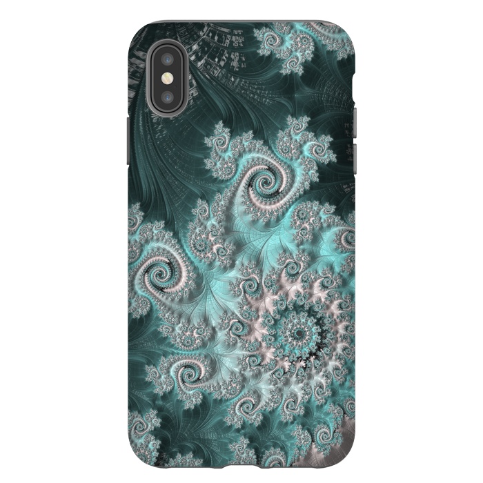 iPhone Xs Max StrongFit Swirly magical fractal by Andrea Haase