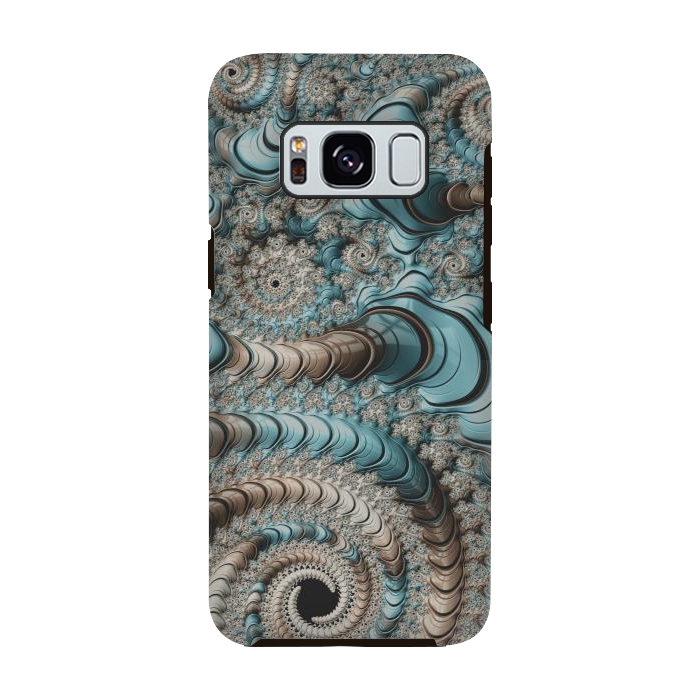 Galaxy S8 StrongFit Fantastic Fractal Swirls by Andrea Haase