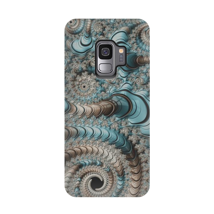 Galaxy S9 StrongFit Fantastic Fractal Swirls by Andrea Haase