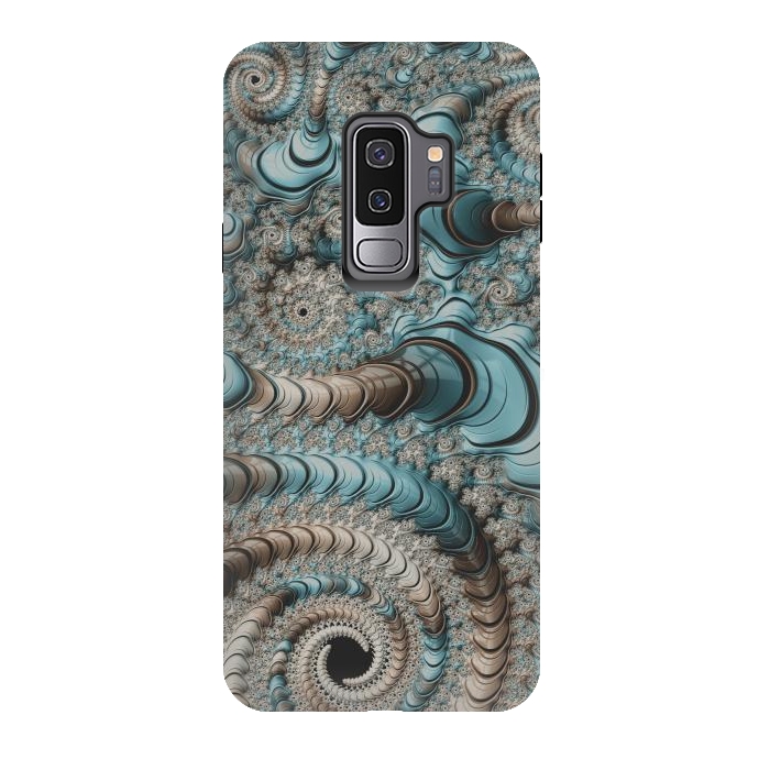 Galaxy S9 plus StrongFit Fantastic Fractal Swirls by Andrea Haase