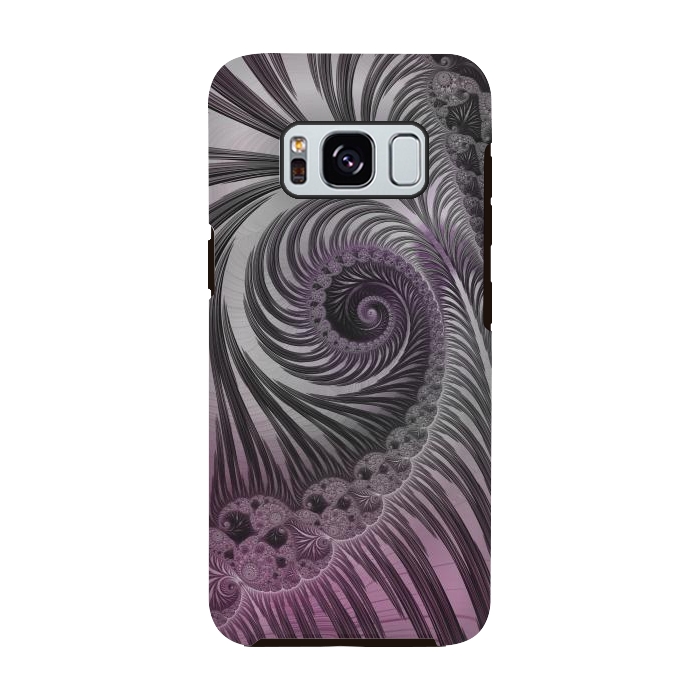 Galaxy S8 StrongFit Swirly Fractal Fantasies by Andrea Haase