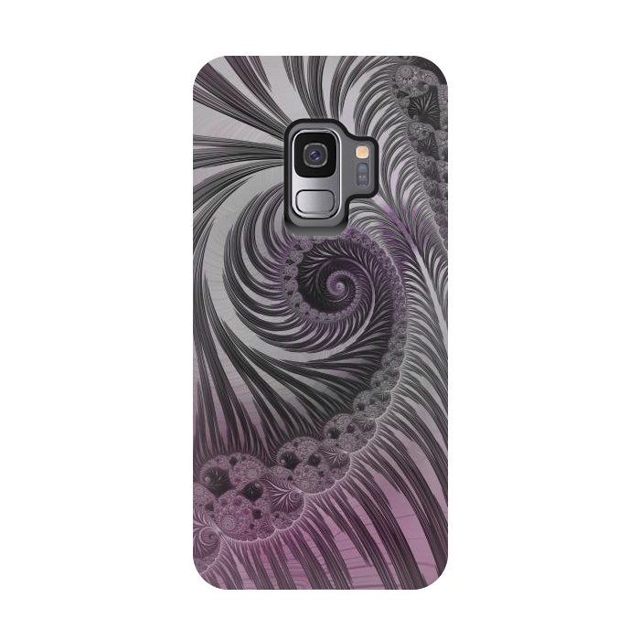 Galaxy S9 StrongFit Swirly Fractal Fantasies by Andrea Haase