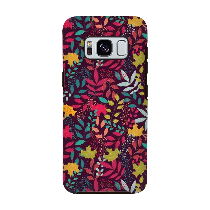 Galaxy S8 StrongFit Autumn seamless pattern by Jelena Obradovic