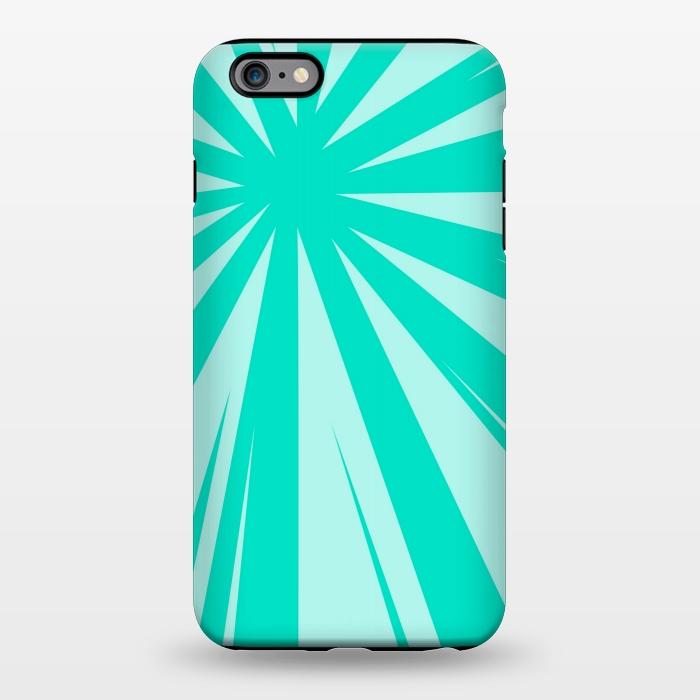 iPhone 6/6s plus StrongFit SEA GREEN LINES  by MALLIKA