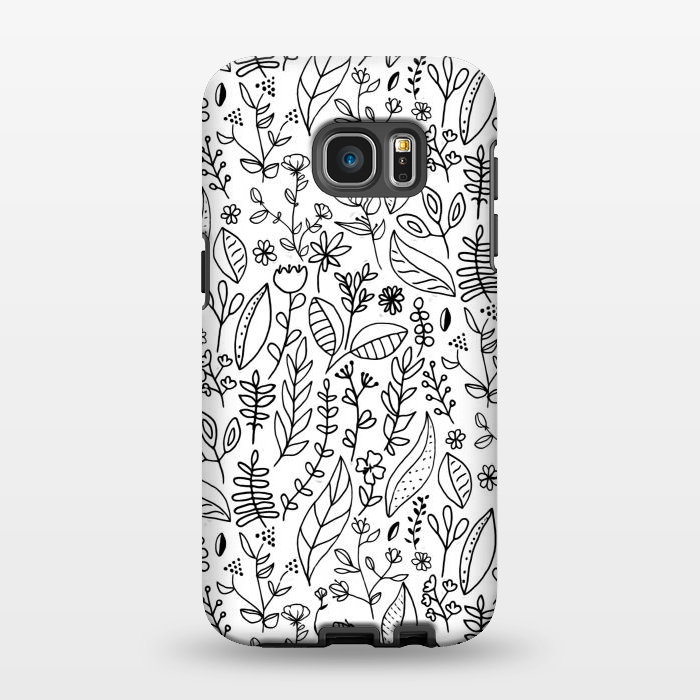 Galaxy S7 EDGE StrongFit Nature Doodle  by Tigatiga