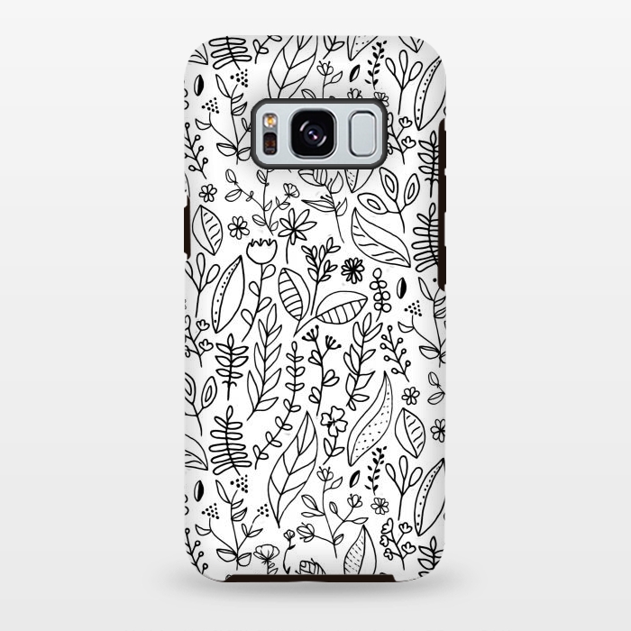 Galaxy S8 plus StrongFit Nature Doodle  by Tigatiga