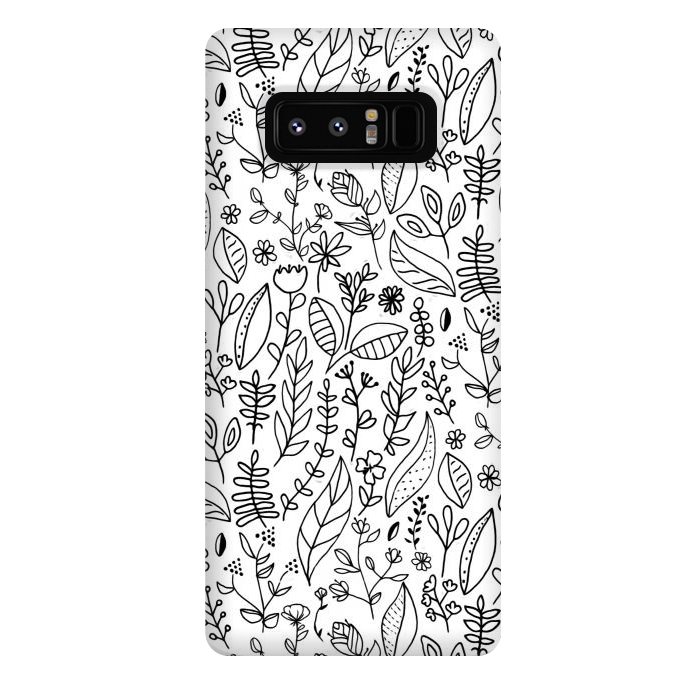 Galaxy Note 8 StrongFit Nature Doodle  by Tigatiga