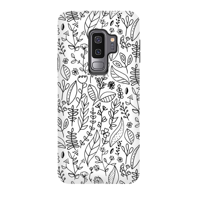 Galaxy S9 plus StrongFit Nature Doodle  by Tigatiga