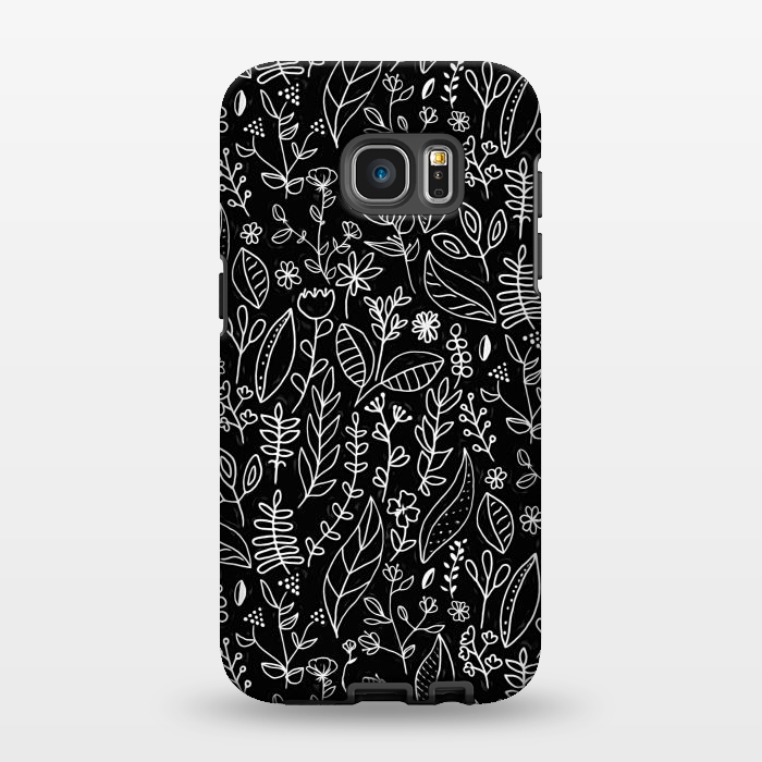 Galaxy S7 EDGE StrongFit Licorice Nature Doodle  by Tigatiga