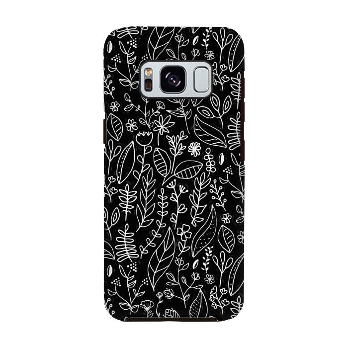 Galaxy S8 StrongFit Licorice Nature Doodle  by Tigatiga