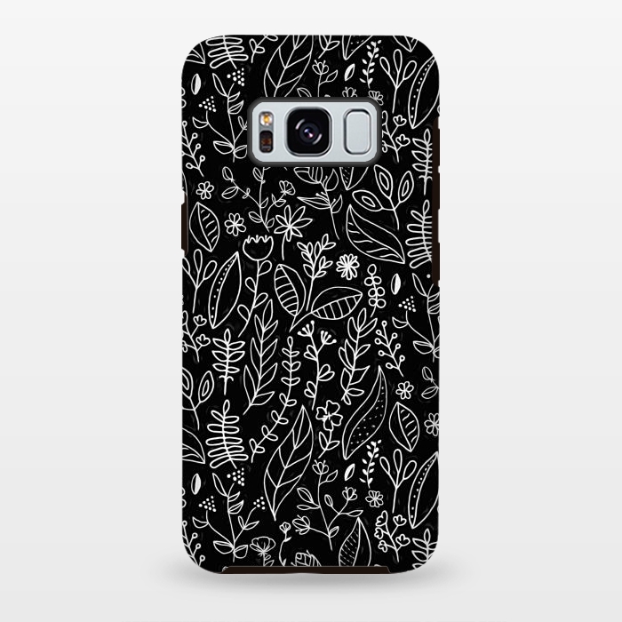 Galaxy S8 plus StrongFit Licorice Nature Doodle  by Tigatiga