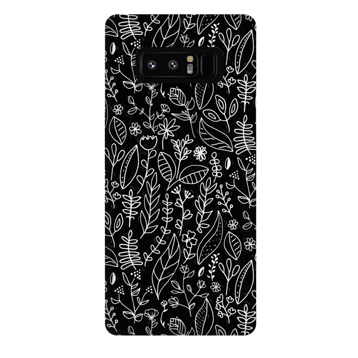 Galaxy Note 8 StrongFit Licorice Nature Doodle  by Tigatiga
