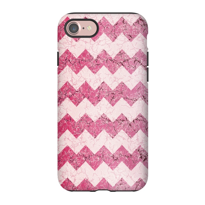 iPhone 7 StrongFit Pink chevron by Jms