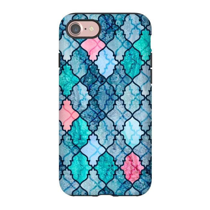 iPhone 7 StrongFit Moroccan Ocean by gingerlique