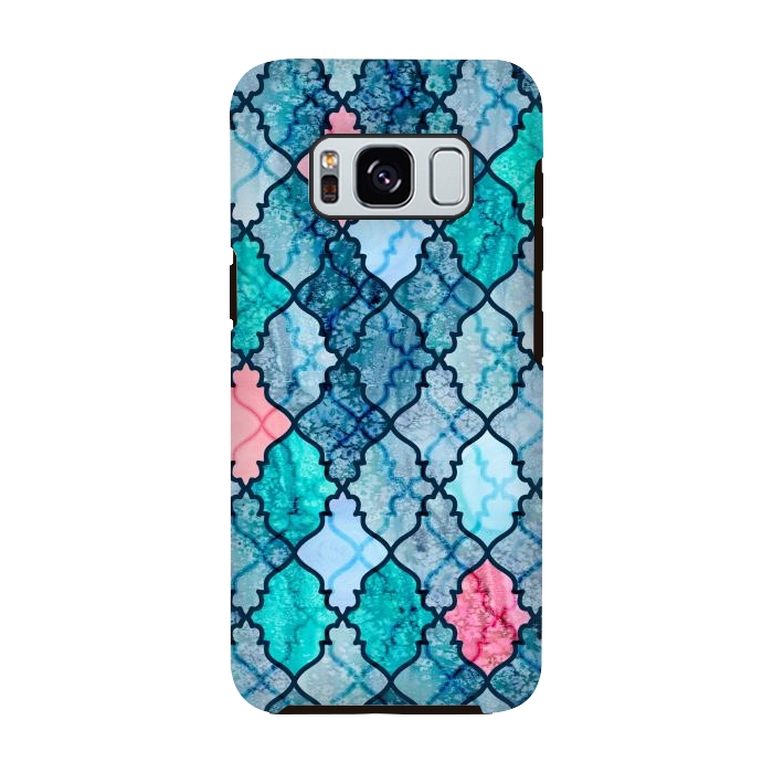 Galaxy S8 StrongFit Moroccan Ocean by gingerlique