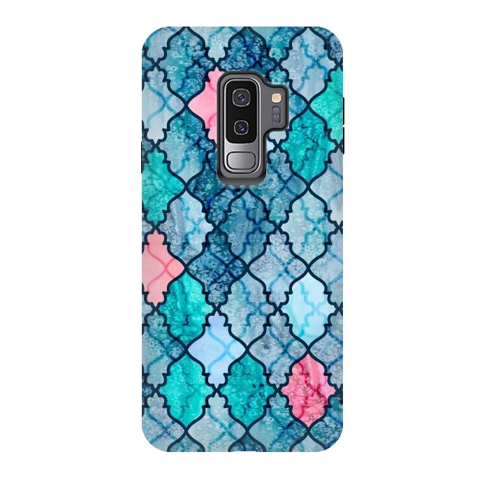 Galaxy S9 plus StrongFit Moroccan Ocean by gingerlique