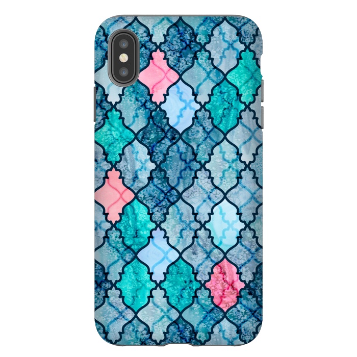 iPhone Xs Max StrongFit Moroccan Ocean by gingerlique