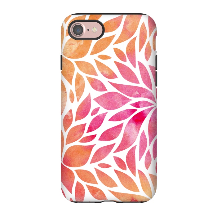 iPhone 7 StrongFit Watercolor Floral Art by Allgirls Studio