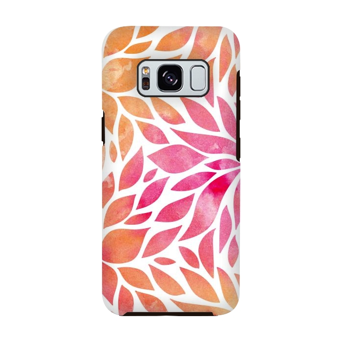 Galaxy S8 StrongFit Watercolor Floral Art by Allgirls Studio