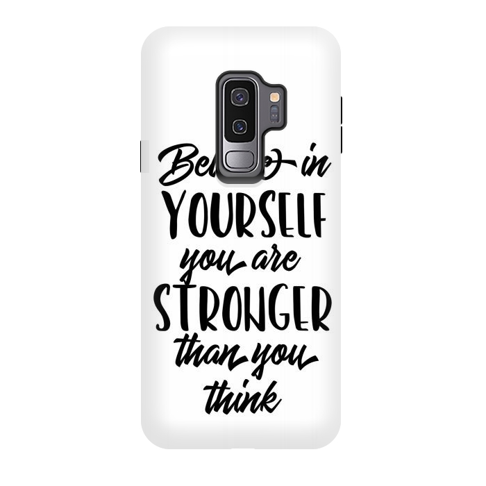 Galaxy S9 plus StrongFit Believe in Yourself Folks by Allgirls Studio