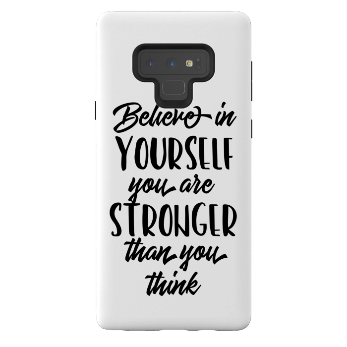 Galaxy Note 9 StrongFit Believe in Yourself Folks by Allgirls Studio