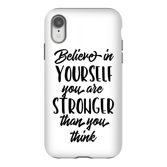 iPhone Xr StrongFit Believe in Yourself Folks by Allgirls Studio